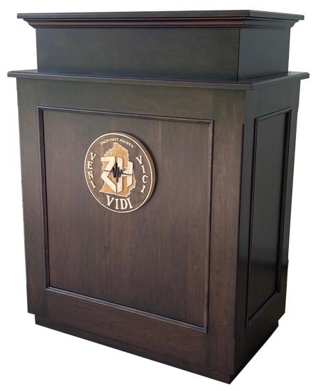 amish woodworking embassy podium image