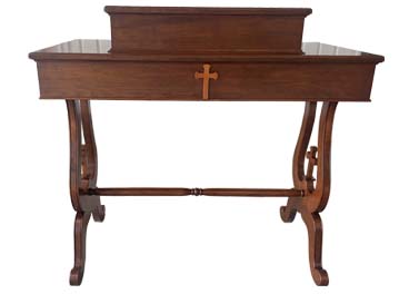 amish woodworking blessing podium image
