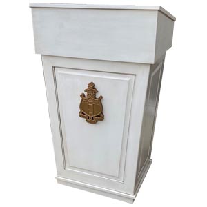 amish woodworking embassy podium image