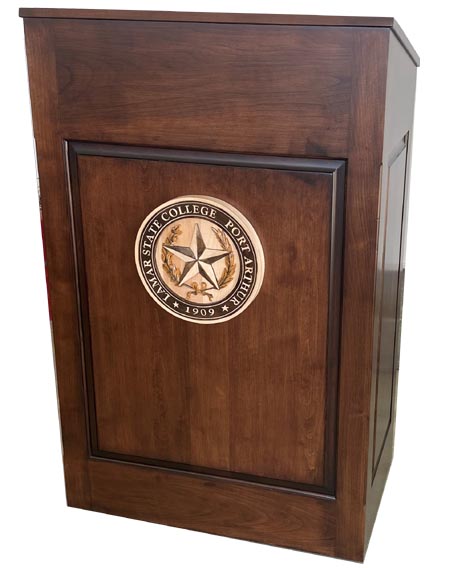 amish woodworking embassy podium image