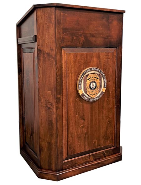 amish woodworking podium 5 image