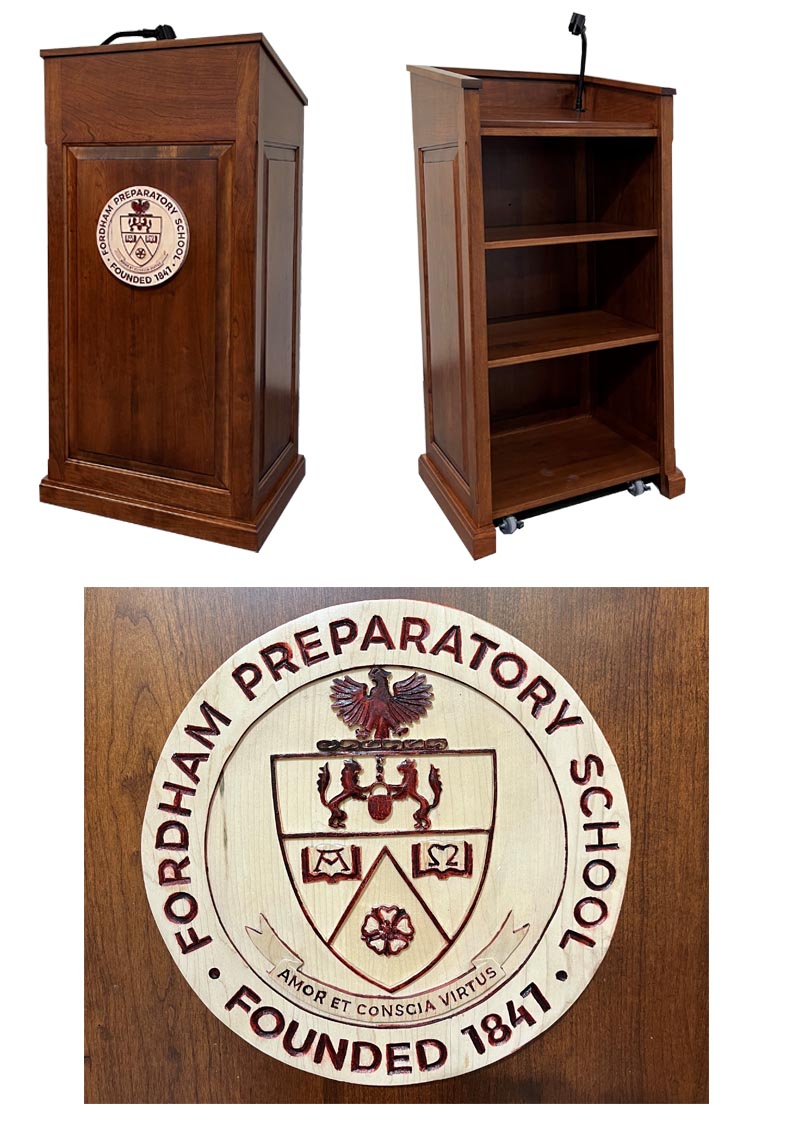 amish woodworking fordham prep school image