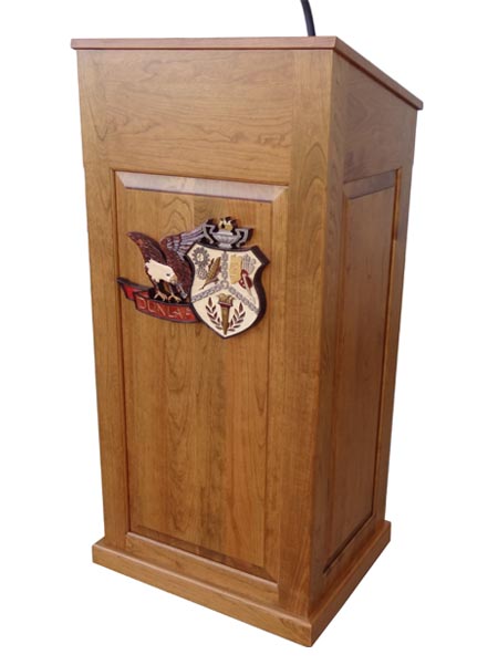 amish woodworking embassy podium image