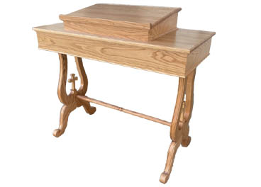 amish woodworking the blessing podium image