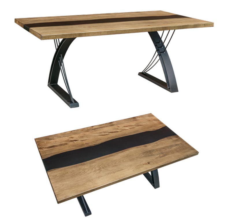 amish woodworking custom table image
