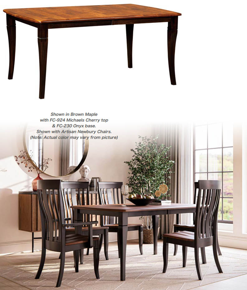 amish woodworking custom table image