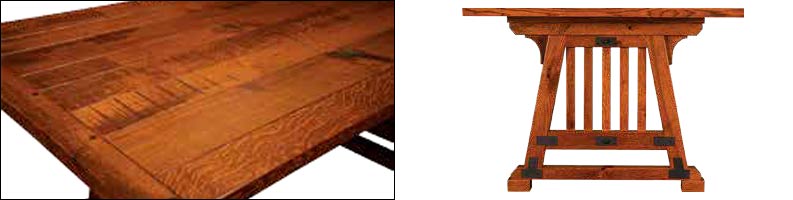 amish woodworking custom table image