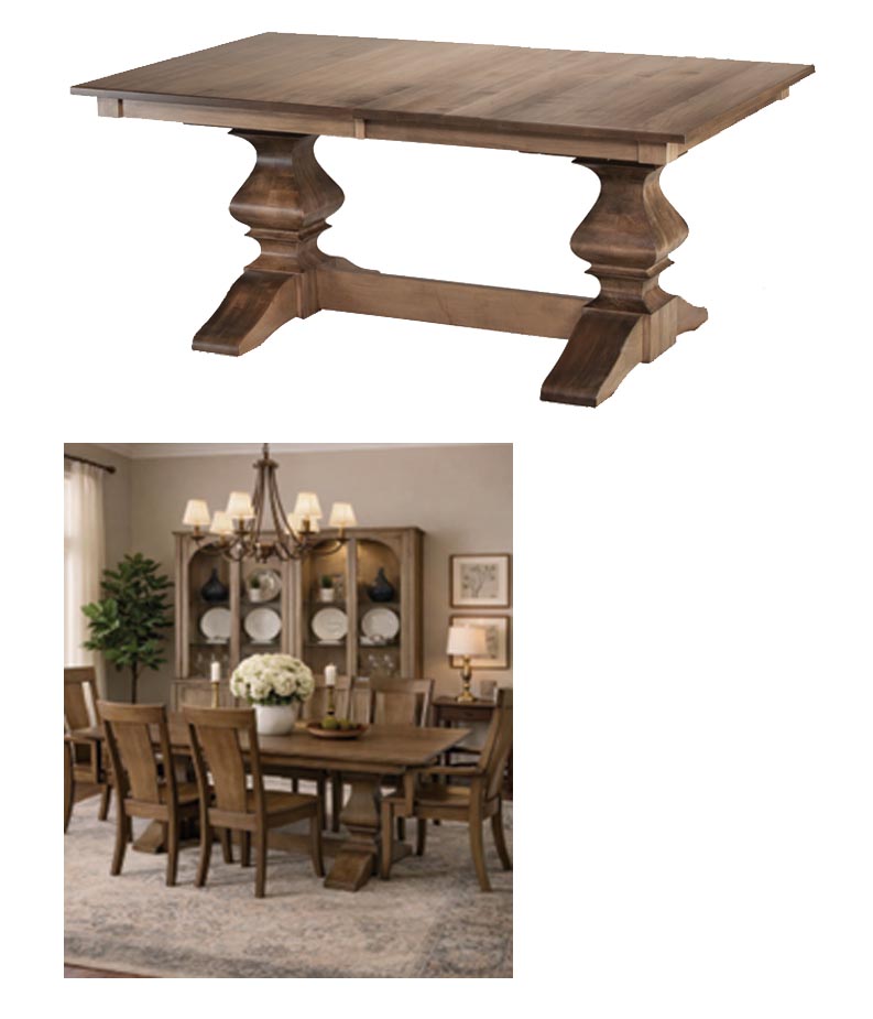amish woodworking custom table image