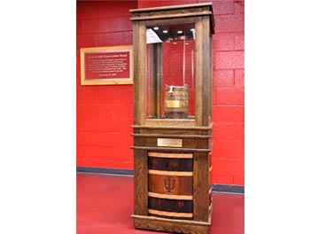 amish woodworking custom trophy case image