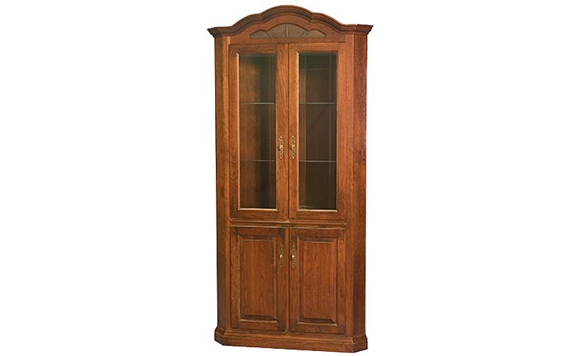 amish woodworking custom display cabinet image