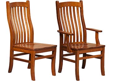 amish woodworking custom wood chair image
