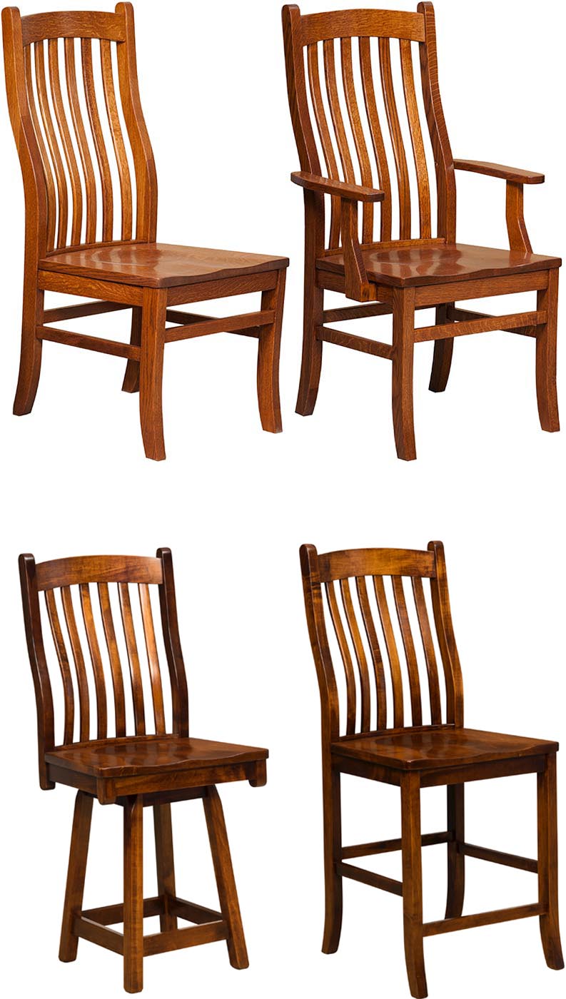 amish woodworking custom wood chair image