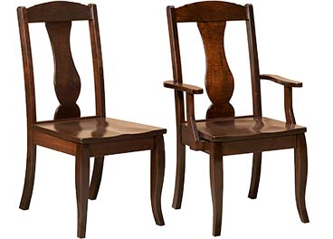 amish woodworking custom wood chair image
