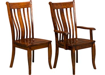 amish woodworking custom wood chair image