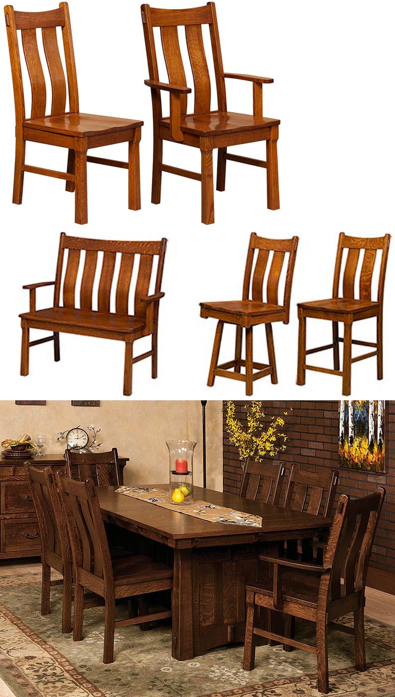 amish woodworking custom wood chair image