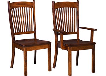 amish woodworking custom wood chair image