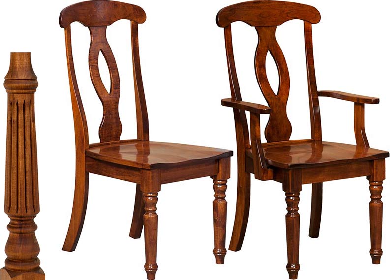 amish woodworking custom wood chair image