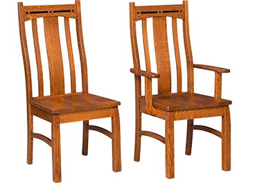 amish woodworking custom wood chair image