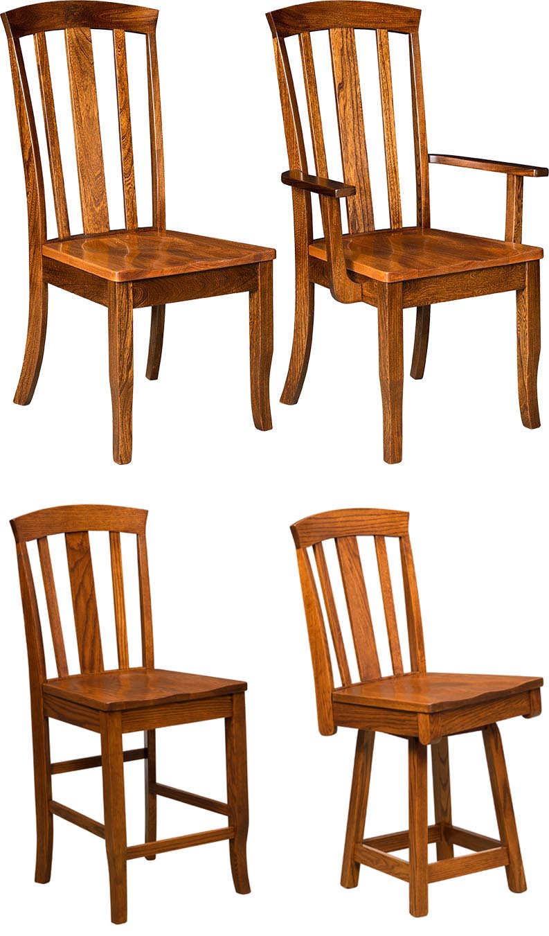 amish woodworking custom wood chair image