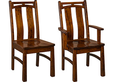 amish woodworking custom wood chair image