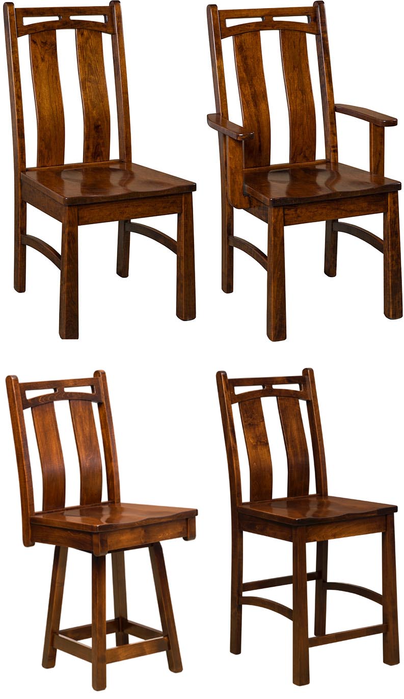 amish woodworking custom wood chair image
