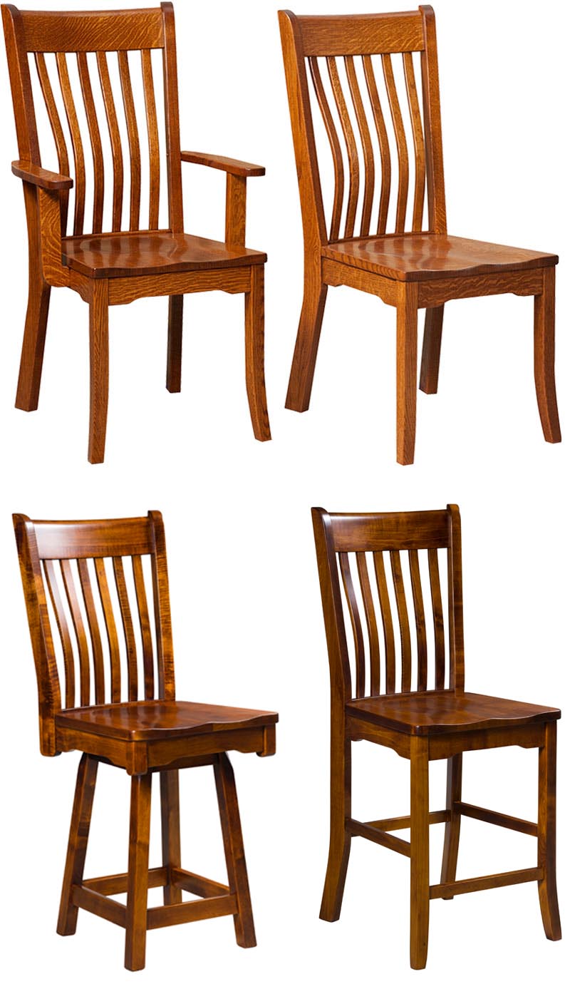 amish woodworking custom wood chair image