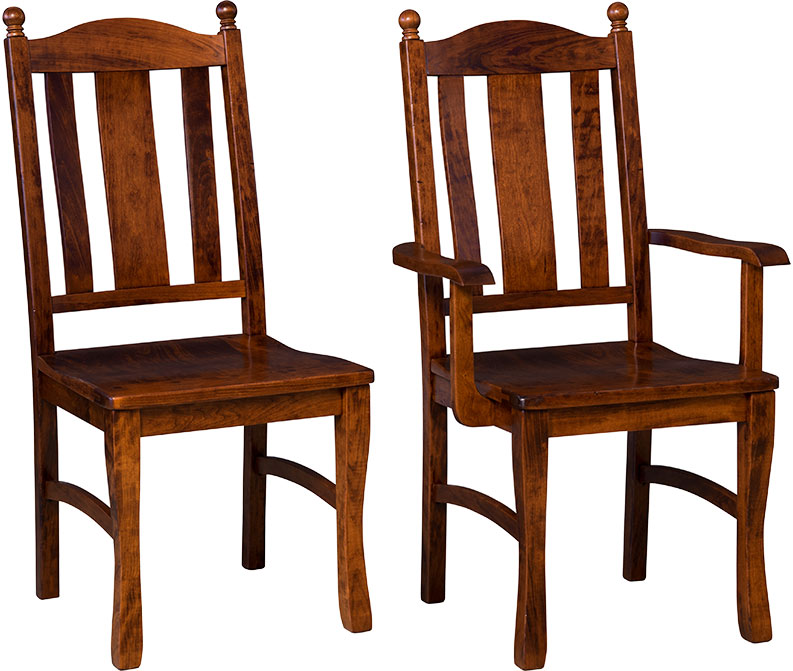 amish woodworking custom wood chair image