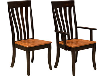 amish woodworking custom wood chair image