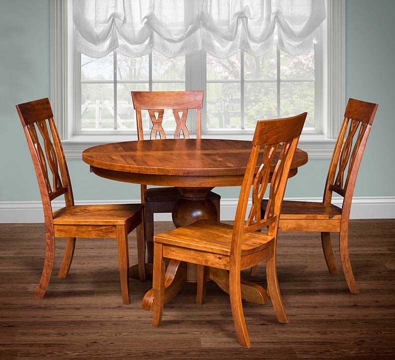 amish woodworking custom wood chair image