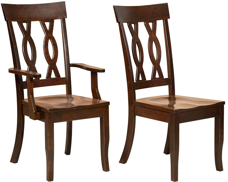 amish woodworking custom wood chair image