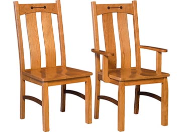 amish woodworking custom wood chair image