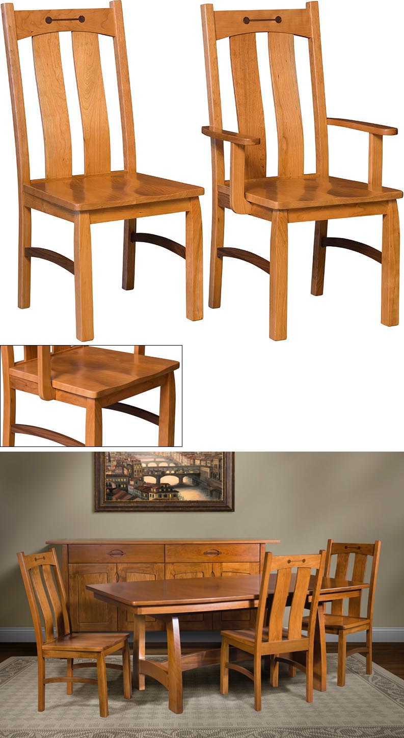 amish woodworking custom wood chair image