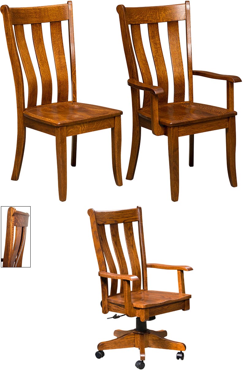 amish woodworking custom wood chair image