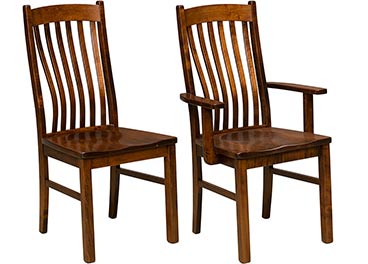 amish woodworking custom wood chair image