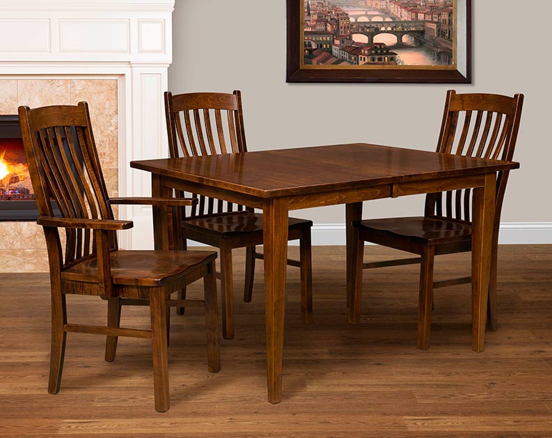 amish woodworking custom wood chair image