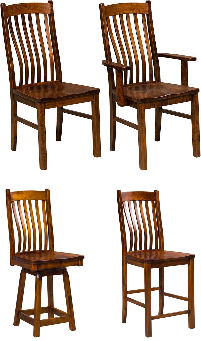 amish woodworking custom wood chair image