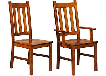 amish woodworking custom wood chair image