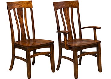 amish woodworking custom wood chair image