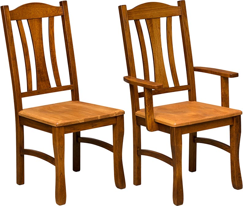 amish woodworking custom wood chair image