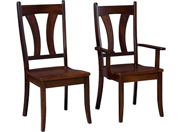 amish woodworking custom wood chair image