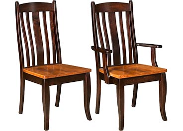 amish woodworking custom wood chair image