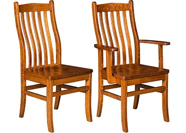 amish woodworking custom wood chair image