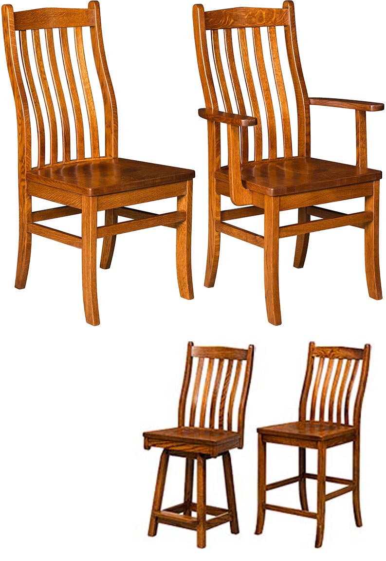 amish woodworking custom wood chair image