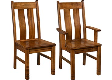amish woodworking custom wood chair image