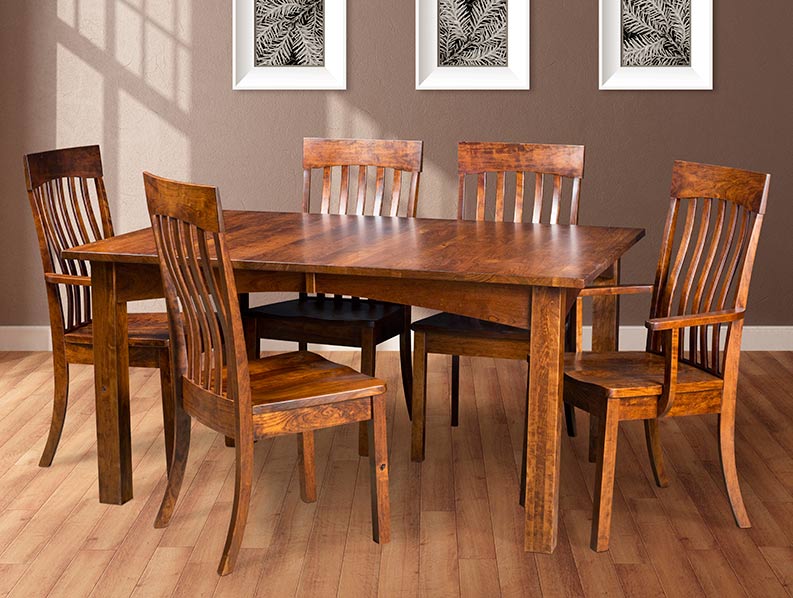 amish woodworking custom wood chair image