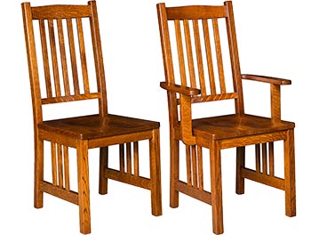 amish woodworking custom wood chair image
