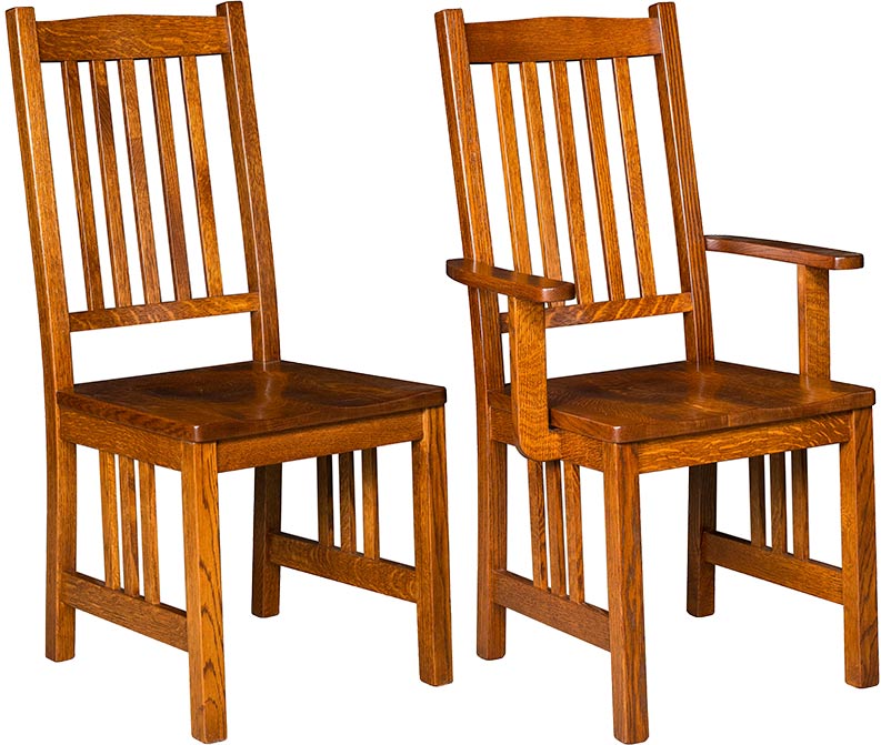 amish woodworking custom wood chair image