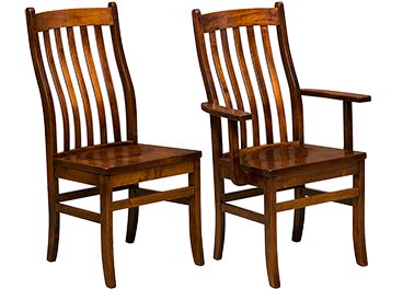 amish woodworking custom wood chair image