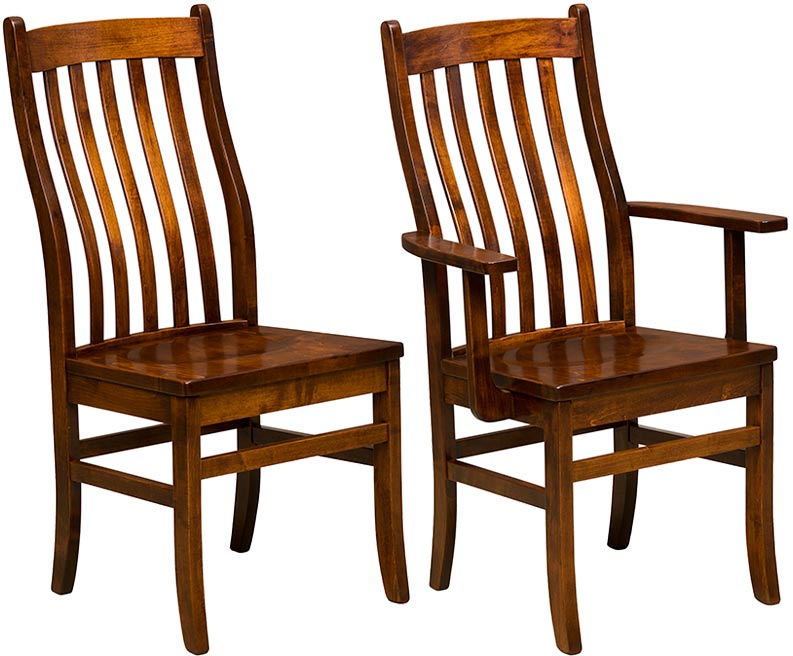 amish woodworking custom wood chair image