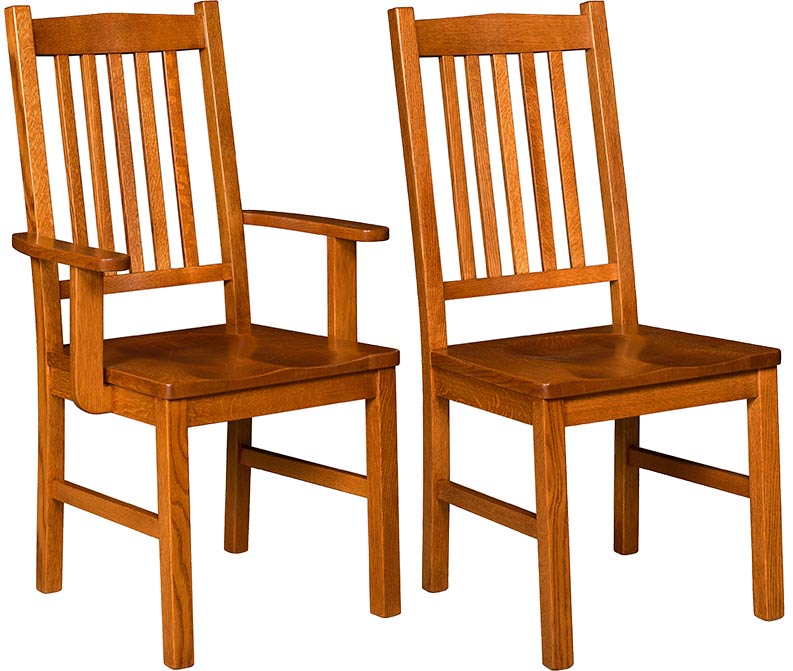 amish woodworking custom wood chair image